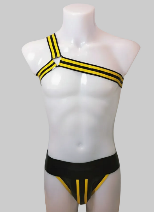 Dual Band - Y Shape Single Arm Harness - YELLOW