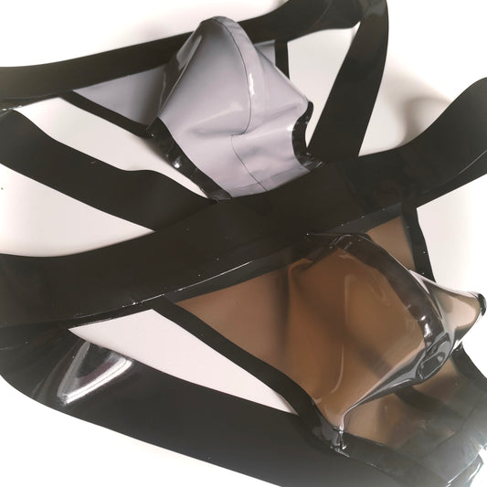 Classic Latex Jock - Dark Transparent