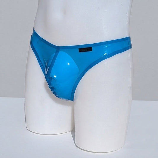 Skinny Thong - Transparent Blue