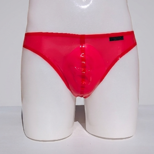 Skinny Thong - Transparent Red