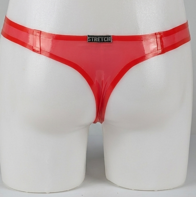 Skinny Thong - Transparent Red
