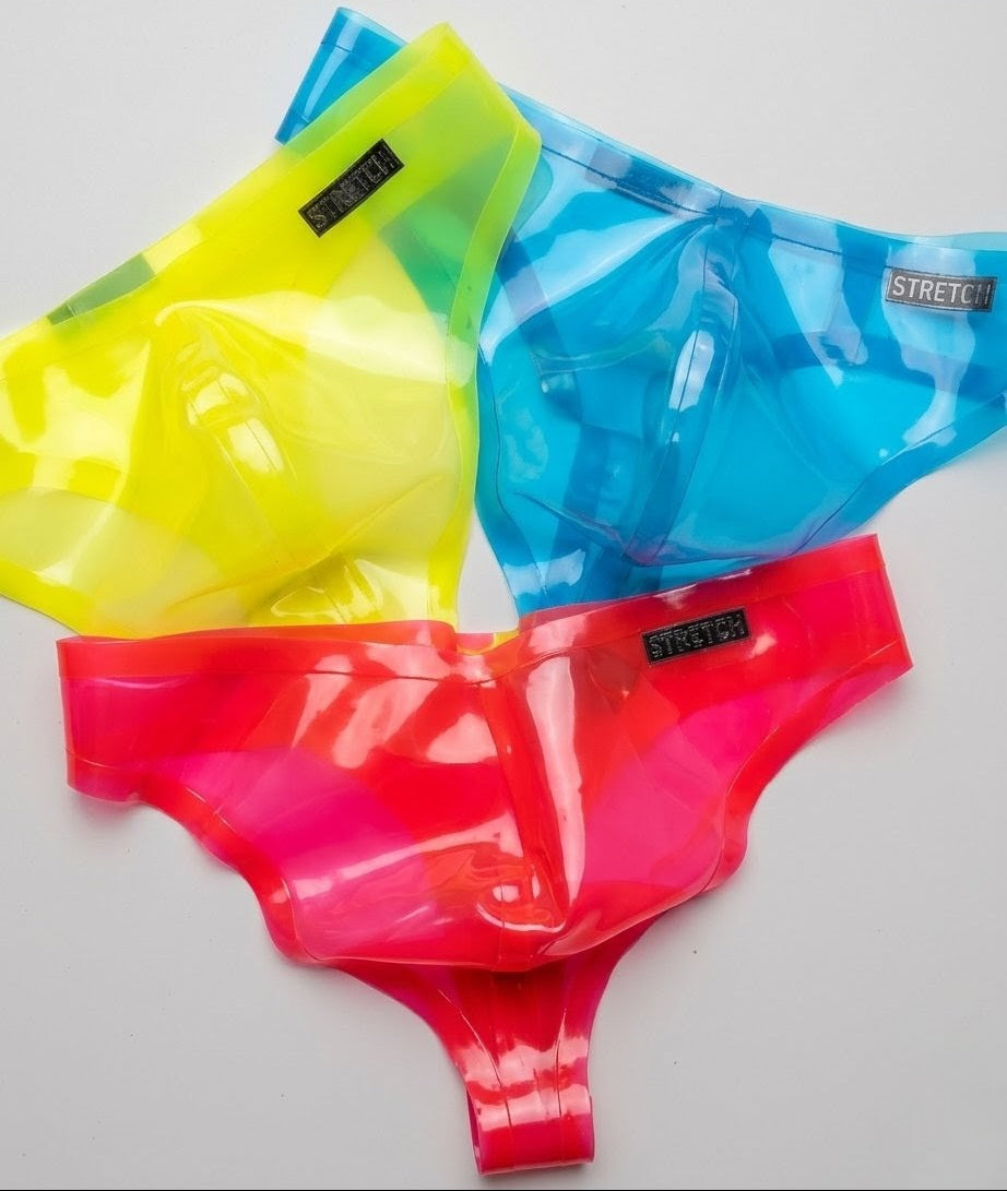 Skinny Thong - Transparent Blue