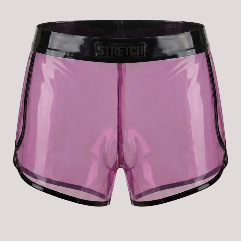 STRETCH Sport Shorts - Transparent Purple