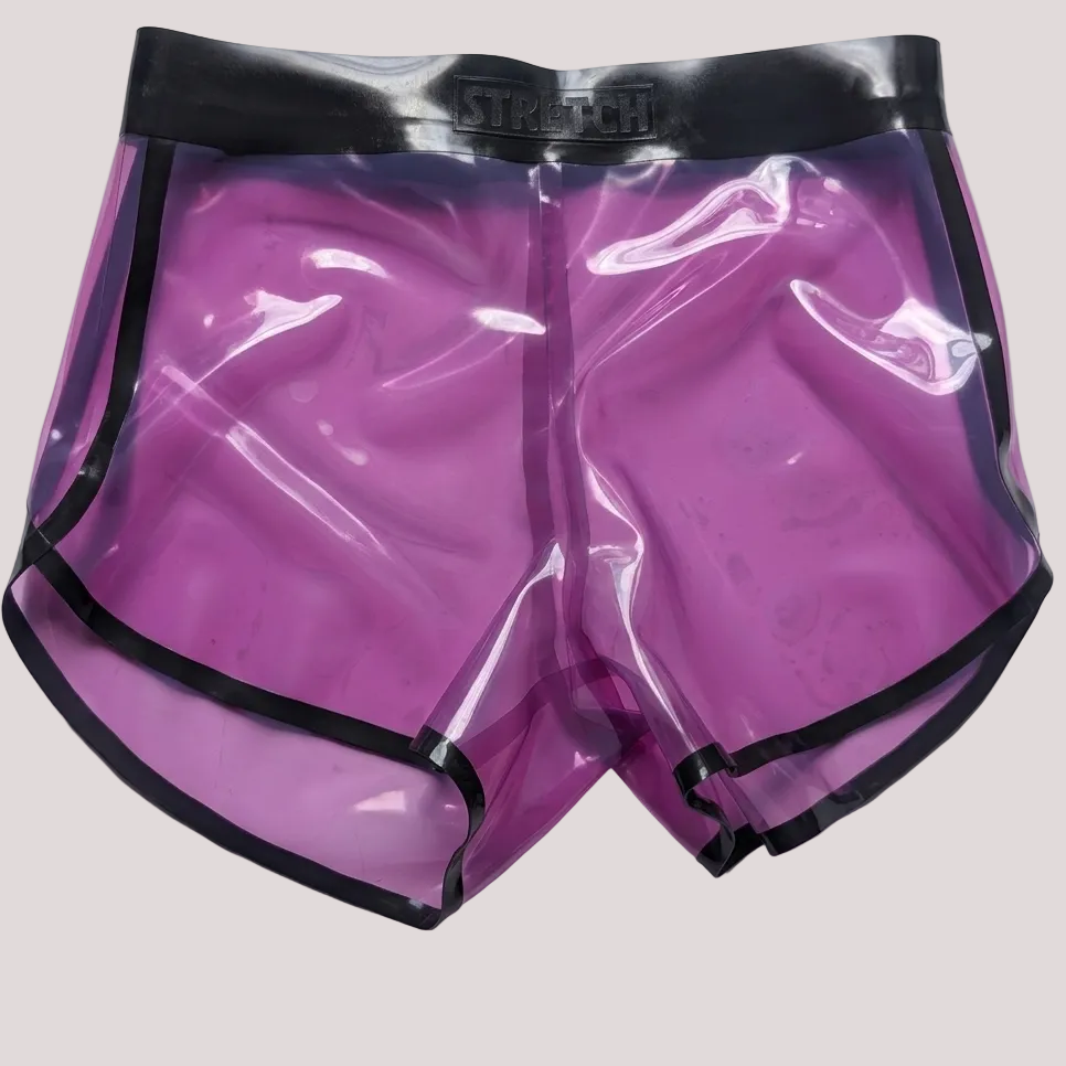 STRETCH Sport Shorts - Transparent Purple