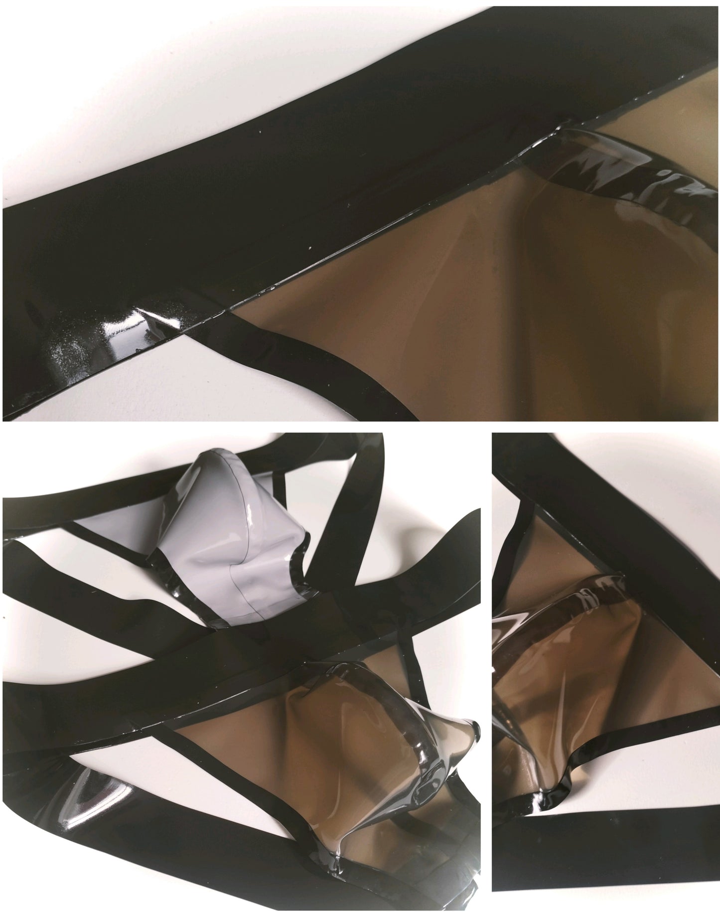 Classic Latex Jock - Dark Transparent