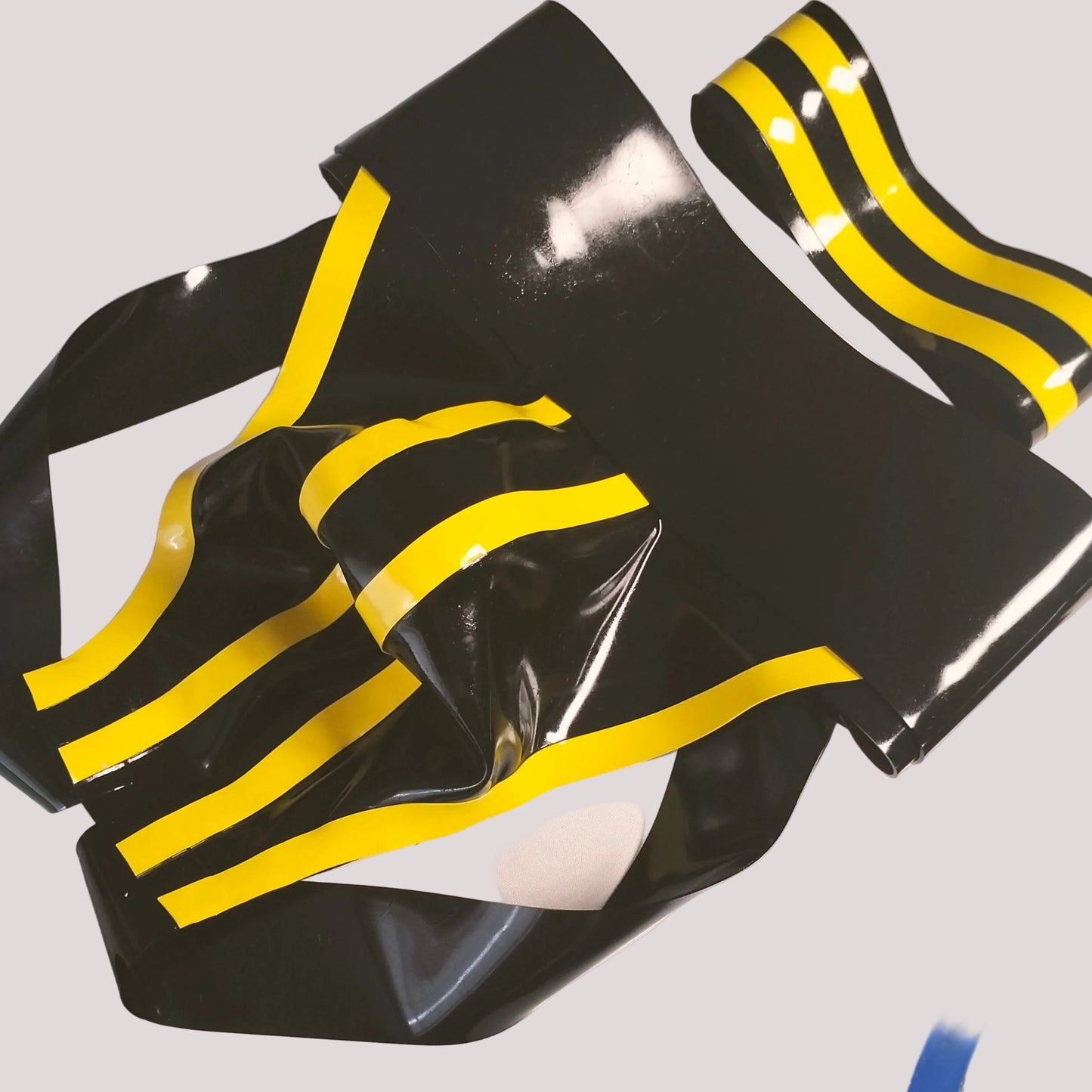 Dual Striped Bicep/Thigh Band (Two Pack) - Black/Yellow