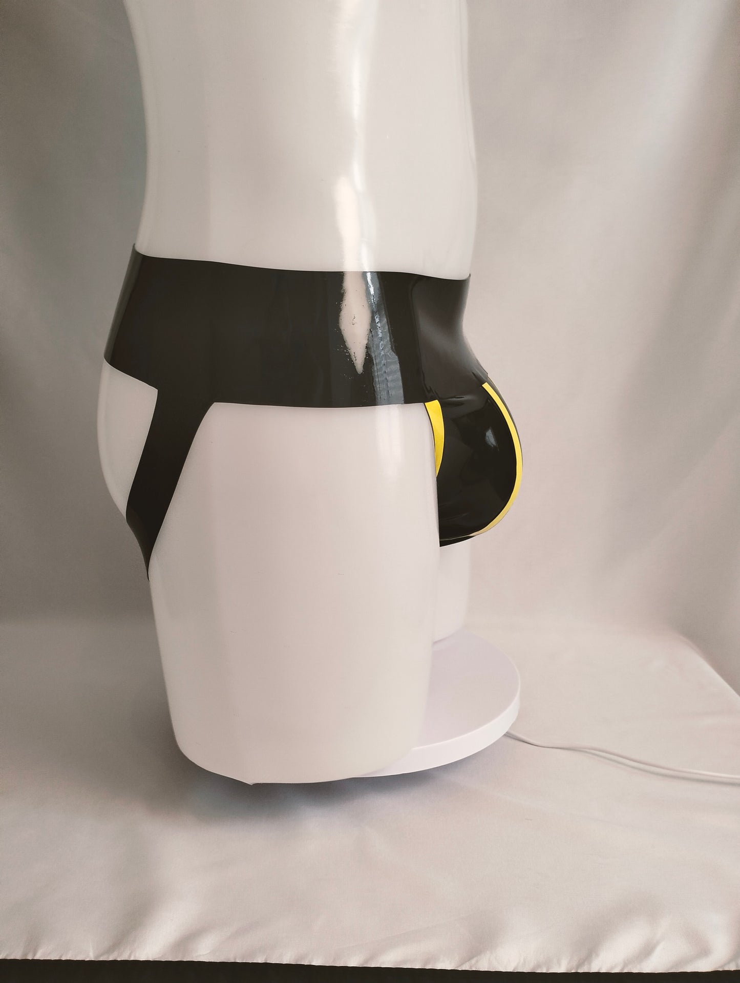 Bold Wide Band Latex Jock - Yellow