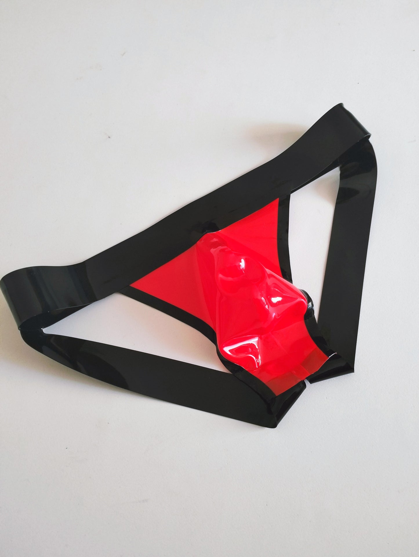 Classic Latex Jocks - Solid Red