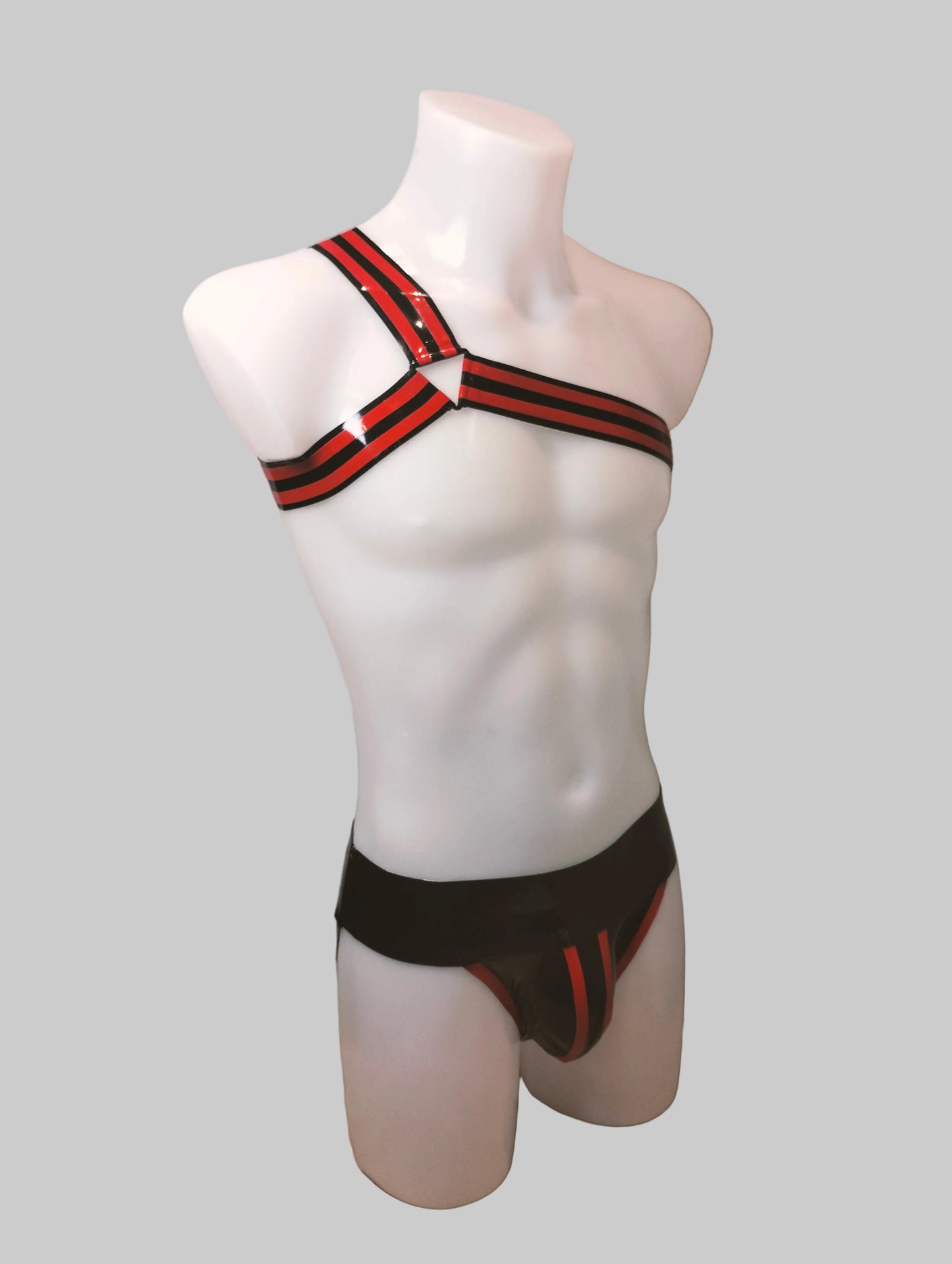 Dual Band - Y Shape Single Arm Harness - RED