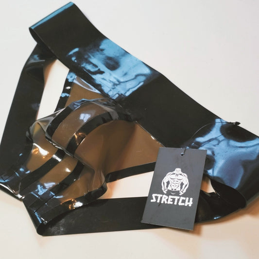 A Wide Band Latex Jock - Transparent Dark