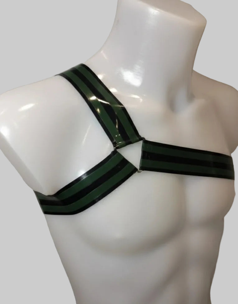 A Dual Band - Y Shape Single Arm Harness - ARMY GREEN