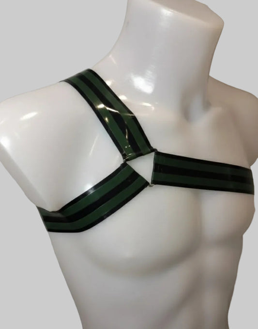 A Dual Band - Y Shape Single Arm Harness - ARMY GREEN