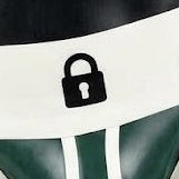 Padlock - Wide Band Jock Customisation (Black)