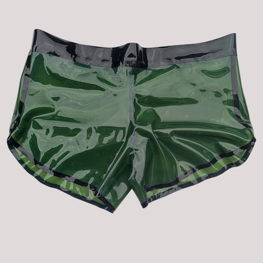 STRETCH Sport Shorts - Transparent Army Green