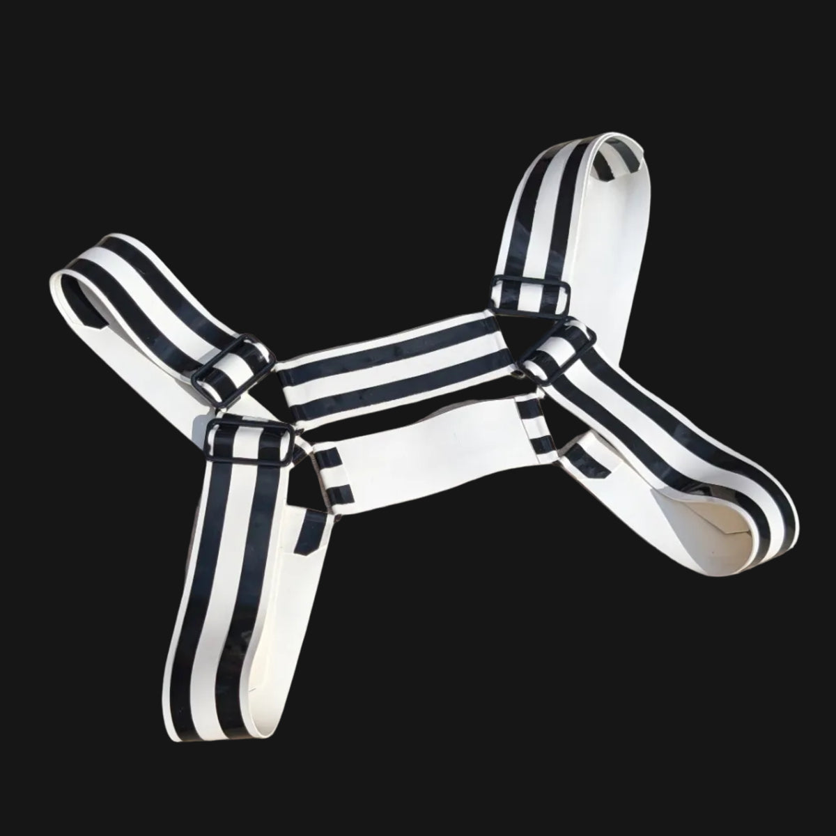 Full 'H' Shape Harness (White/Black)