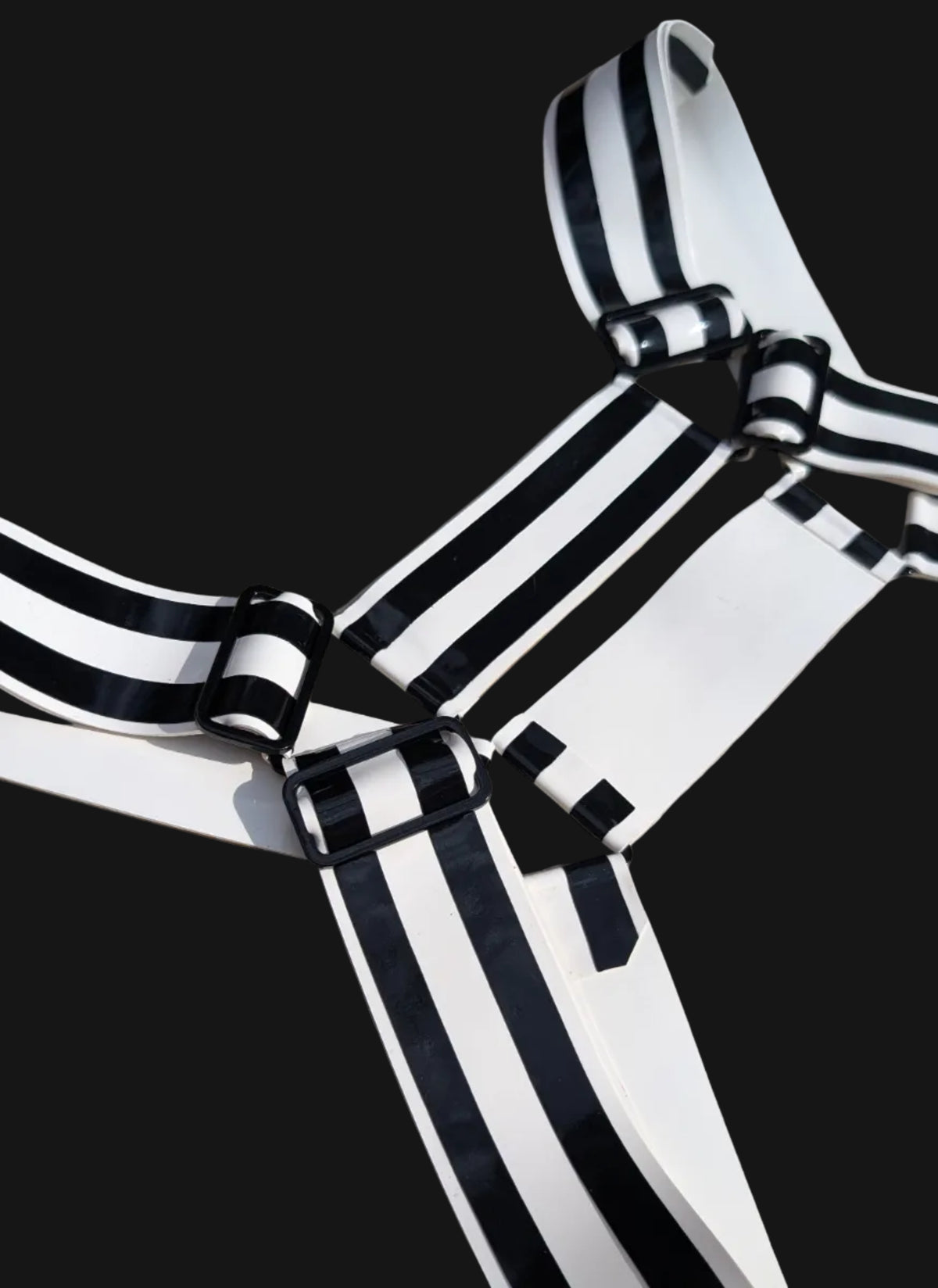 Full 'H' Shape Harness (White/Black)
