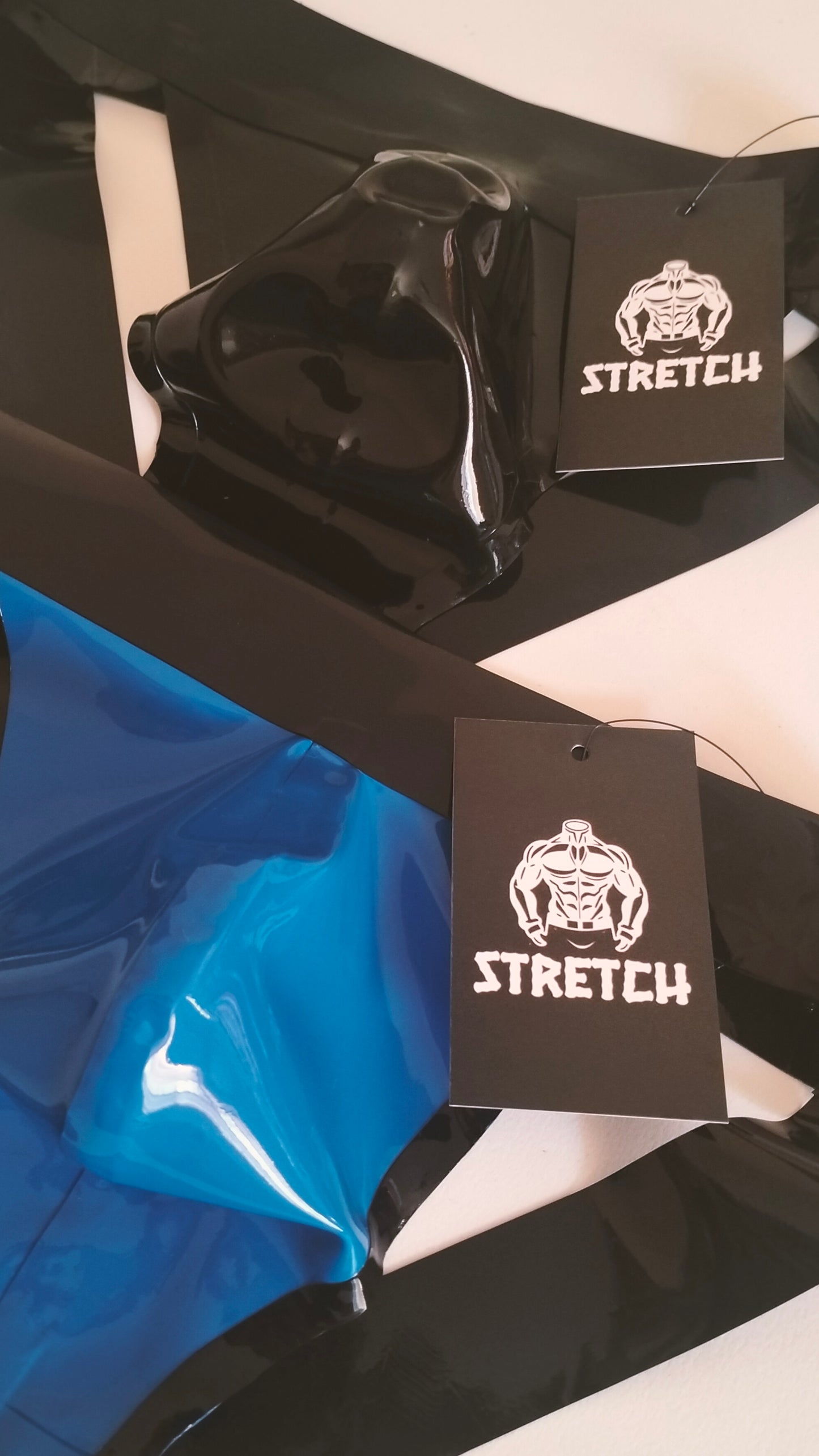 Classic Latex Jock - Solid Blue