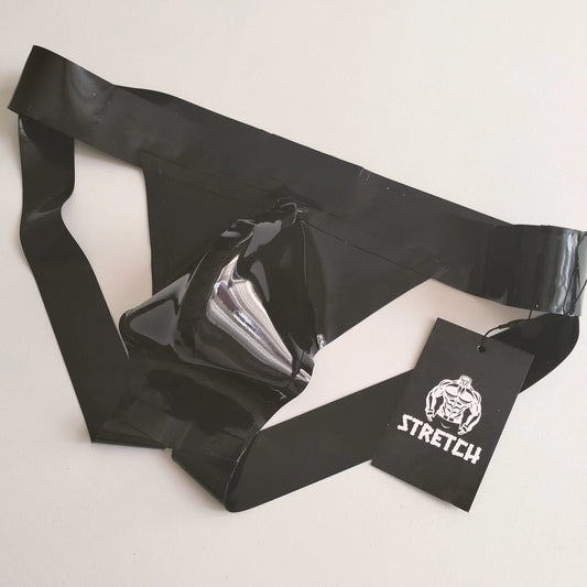 Classic Latex Jock - Solid Black