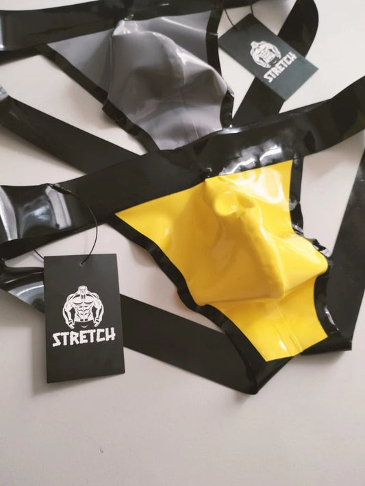 Classic Latex Jock - Solid Yellow