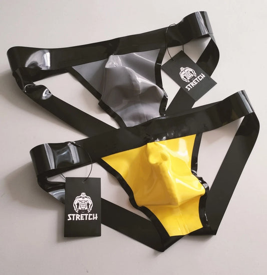 Classic Latex Jock - Solid Grey