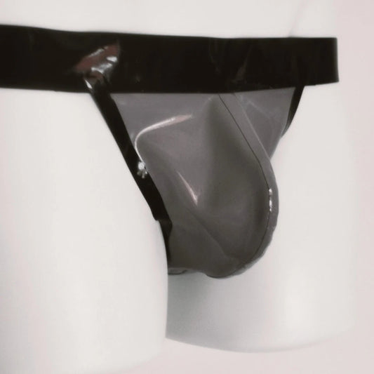 Classic Latex Jock - Solid Grey